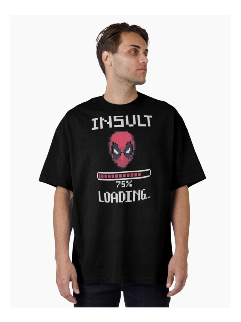 Deadpool - T-shirt INSULT LOADING Noir - Kiabi