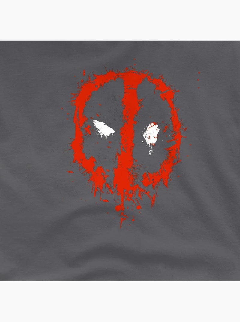 Deadpool - T-shirt motif/style peint Gris Noir - Kiabi