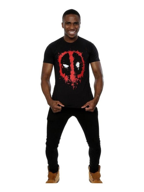 Deadpool - T-shirt motif/style visage écrasé (Deadpool) - Kiabi