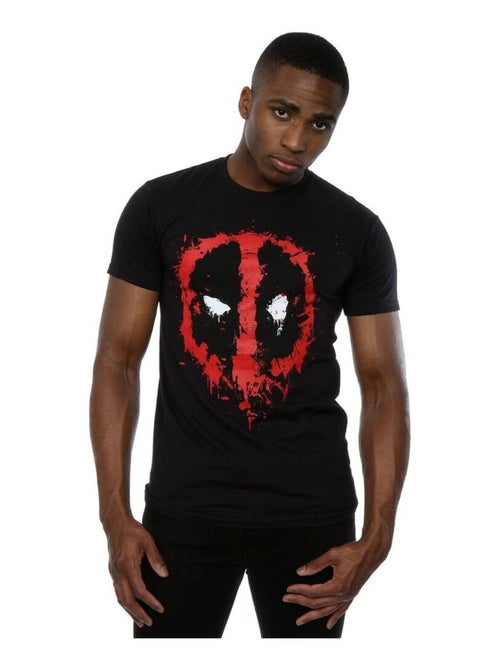 Deadpool - T-shirt motif/style visage écrasé (Deadpool) - Kiabi