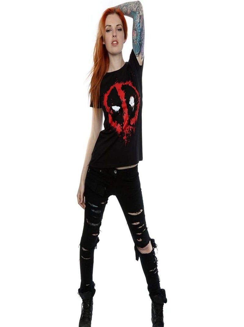 Deadpool - T-shirt Noir - Kiabi