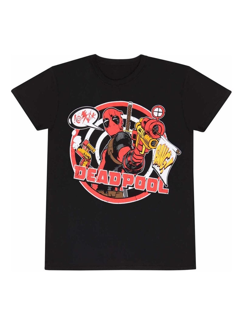 Deadpool - T-shirt Noir - Kiabi