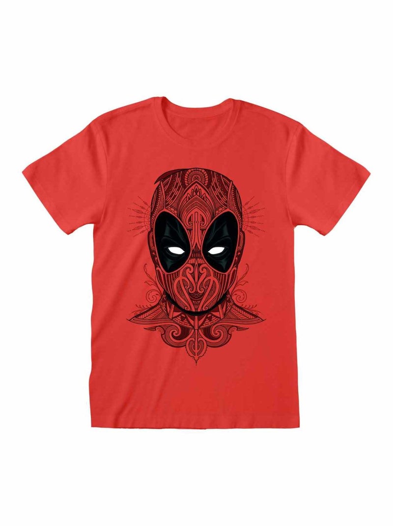 Deadpool - T-shirt Rouge - Kiabi