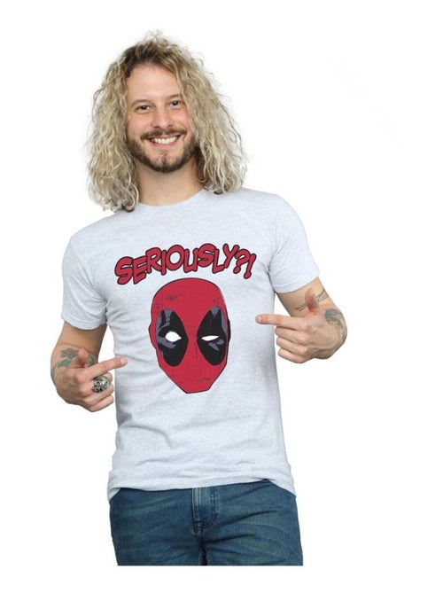 Deadpool - T-shirt SERIOUSLY - Kiabi Deadpool - T-shirt SERIOUSLY - Kiabi