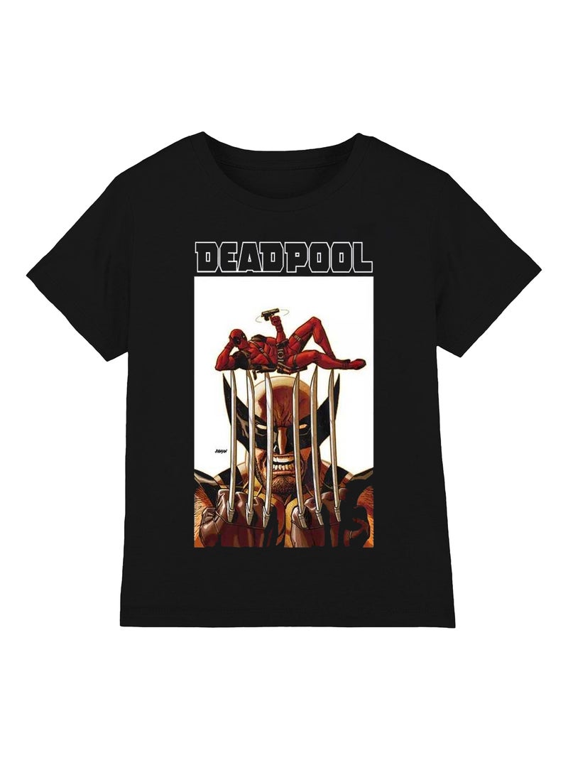 Deadpool - T-shirt STRIKING POSE Noir - Kiabi