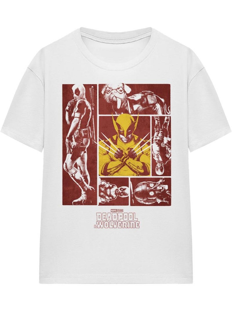 Deadpool et Wolverine - T-shirt (Deadpool, Wolverine) Blanc Blanc - Kiabi