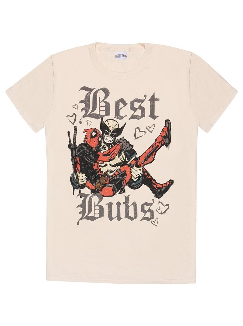 Deadpool & Wolverine - T-shirt BEST BUBS Blanc cassé - Kiabi