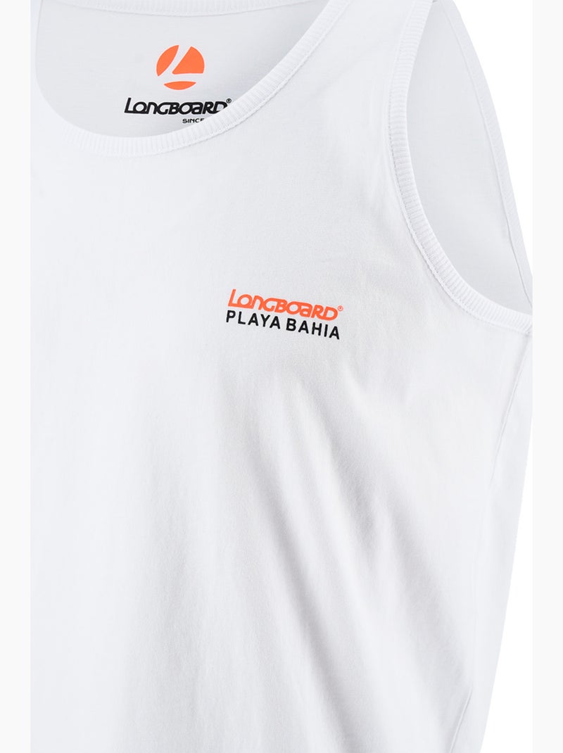 Debardeur -   - Longboard Blanc - Kiabi