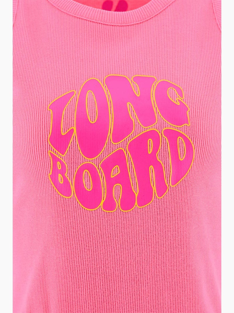 Debardeur -   - Longboard Rose - Kiabi