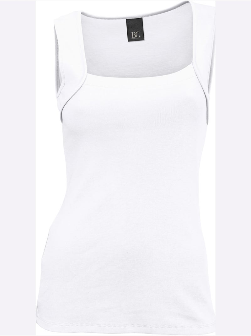 Débardeur - Taille Standard - Helline Blanc - Kiabi