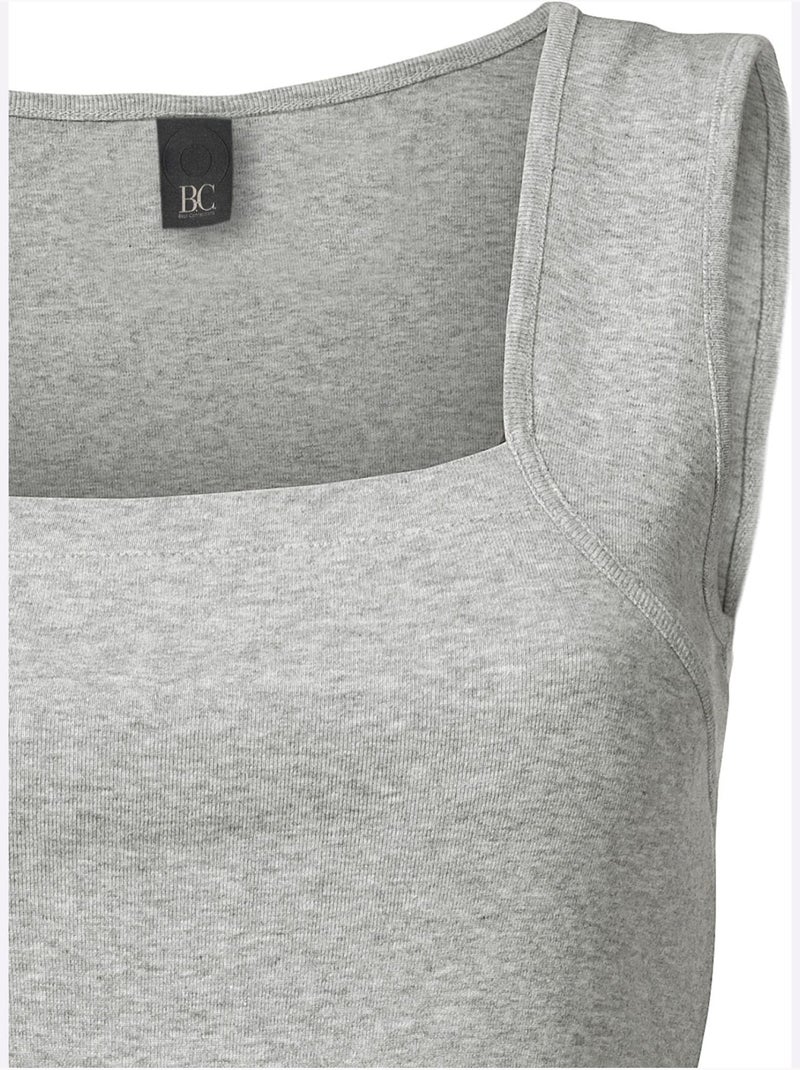 Débardeur - Taille Standard - Helline Gris chiné - Kiabi