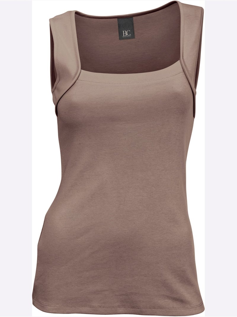 Débardeur - Taille Standard - Helline Gris taupe - Kiabi