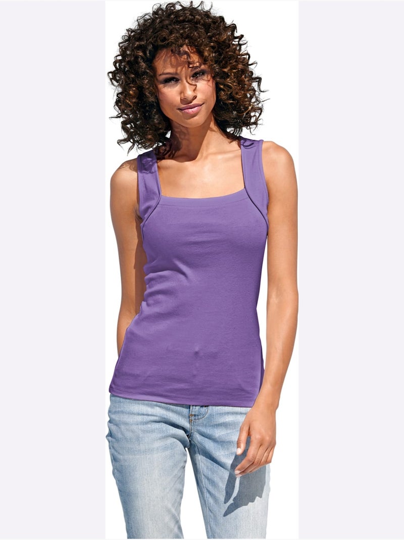 Débardeur - Taille Standard - Helline Mauve lilas - Kiabi