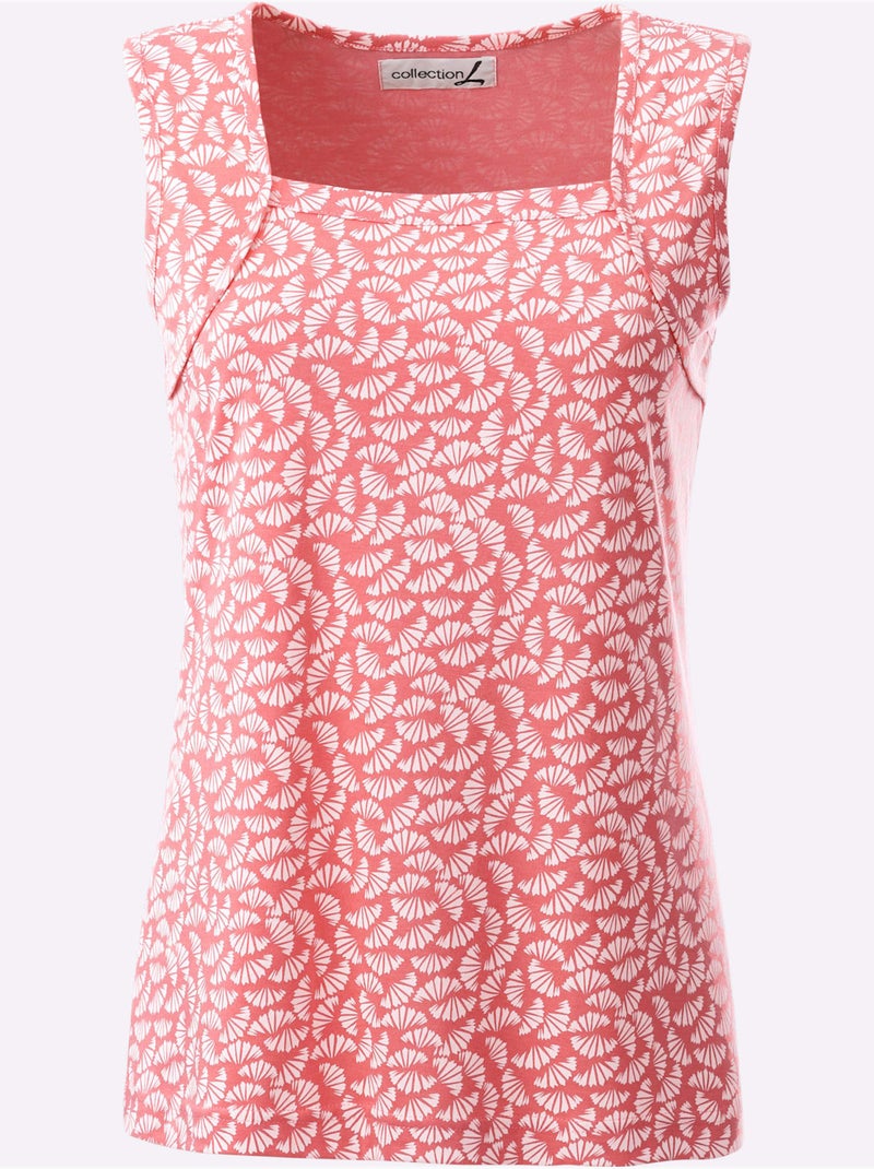 Débardeur 50% Coton - Taille Standard - Witt Rose saumon - Kiabi