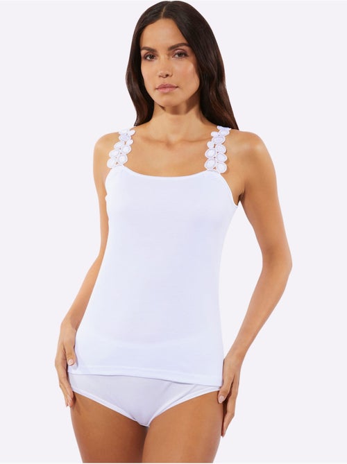 Débardeur 50% Modal - Taille Standard - Witt - Lot de 2 - Kiabi Débardeur 50% Modal - Taille Standard - Witt - Lot de 2 - Kiabi