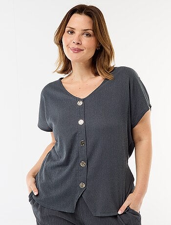 Débardeur à boutons dorés