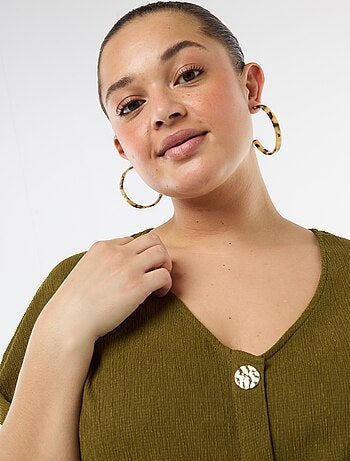 Débardeur à boutons dorés