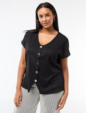 Débardeur à boutons dorés