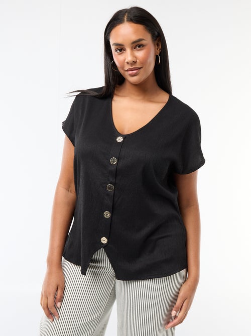 Débardeur à boutons dorés - Kiabi