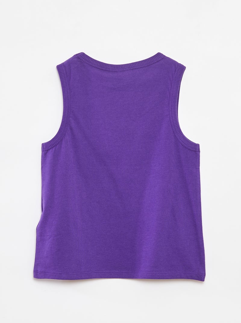 Débardeur à col rond 'NBA' VIOLET - Kiabi