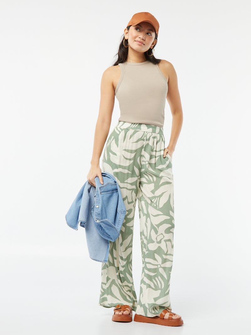 Débardeur à emmanchures américaines Beige - Kiabi