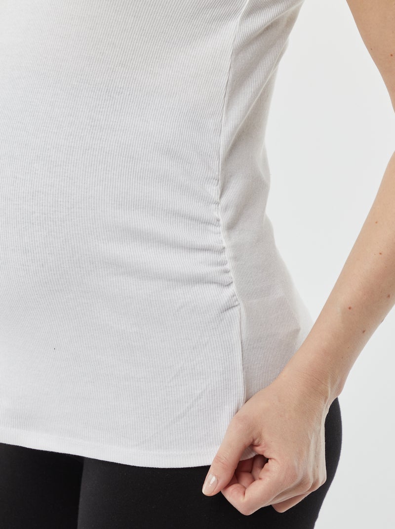 Débardeur à emmanchures américaines Blanc - Kiabi