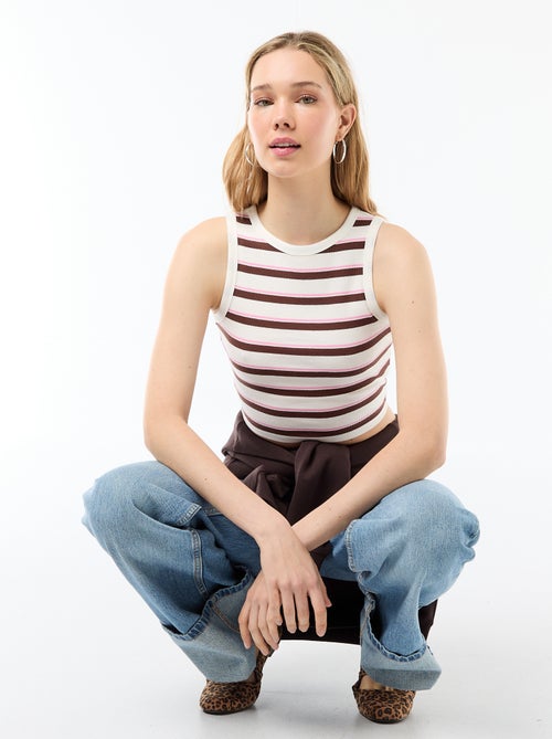 Débardeur à emmanchures américaines - Kiabi