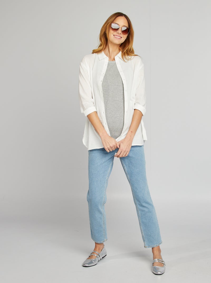 Débardeur à emmanchures américaines Gris - Kiabi