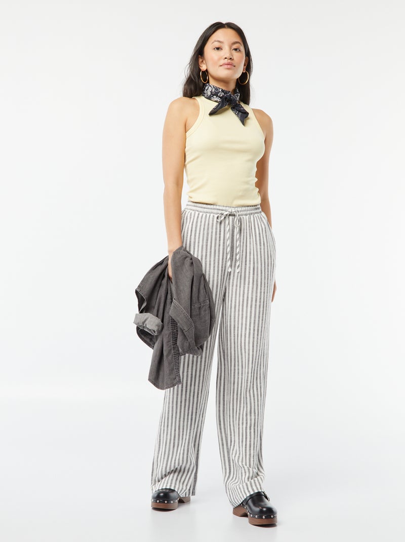 Débardeur à emmanchures américaines Jaune - Kiabi