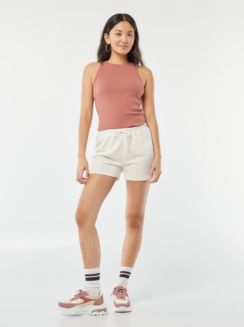 Débardeur à emmanchures américaines Marron - Kiabi