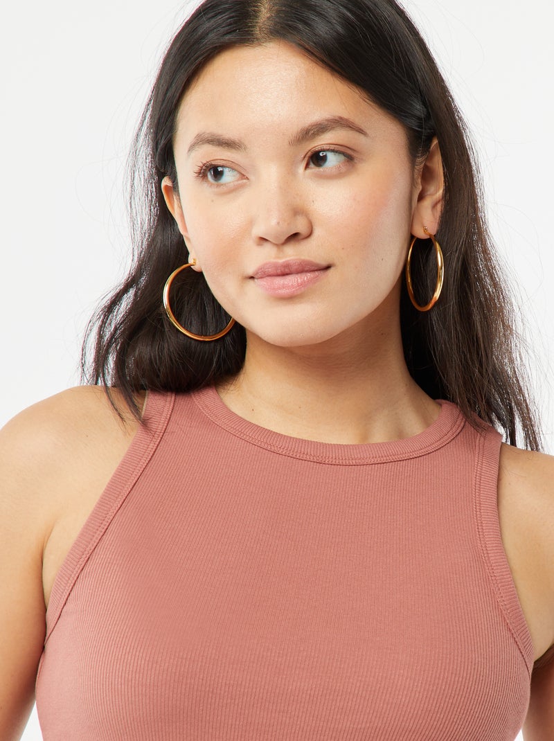 Débardeur à emmanchures américaines Marron - Kiabi