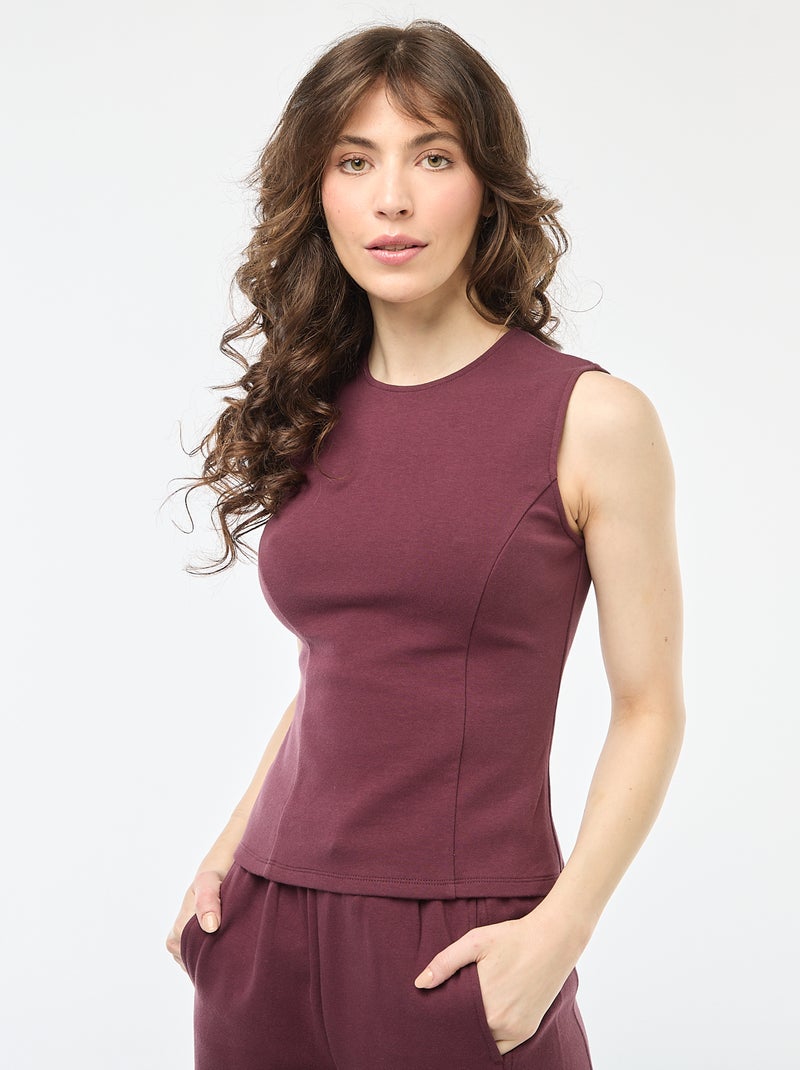 Robe Débardeur Longue Fille Jonen - Emmanchures Américaines - Côtelée Confortable - Style Été