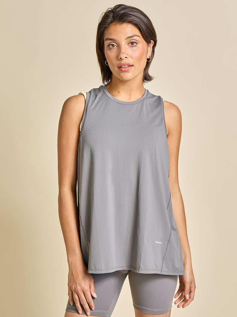 Débardeur à emmanchures oversize - (ekstract) Gris - Kiabi