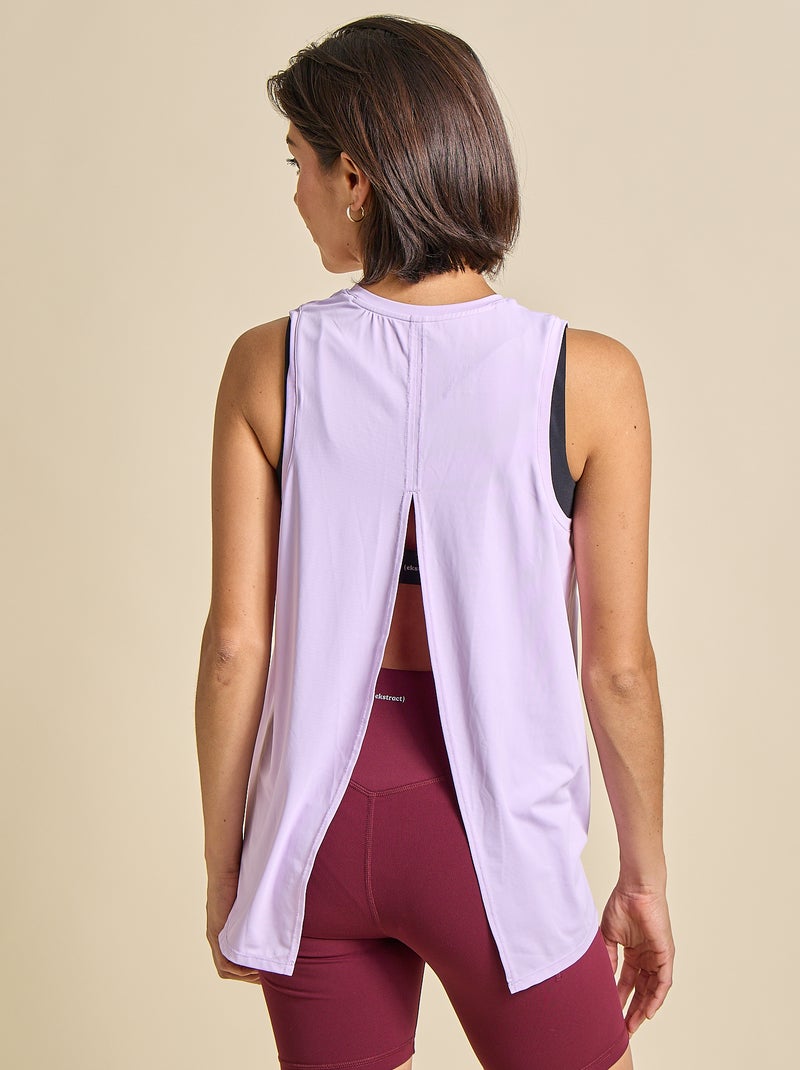Débardeur à emmanchures oversize - (ekstract) Violet - Kiabi