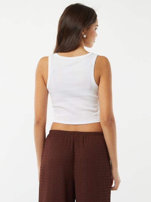 Débardeur à encolure américaine - Kiabi