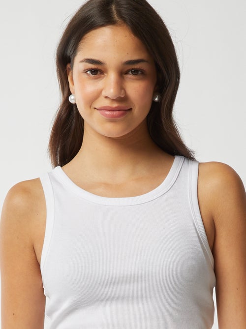 Débardeur à encolure américaine - Kiabi