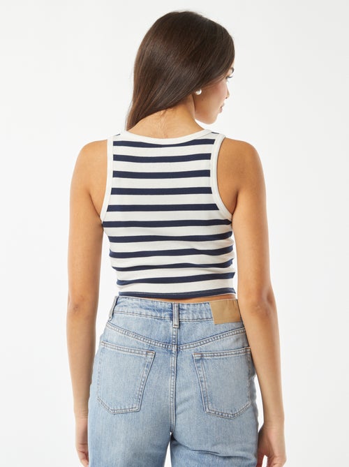 Débardeur à encolure américaine - Kiabi