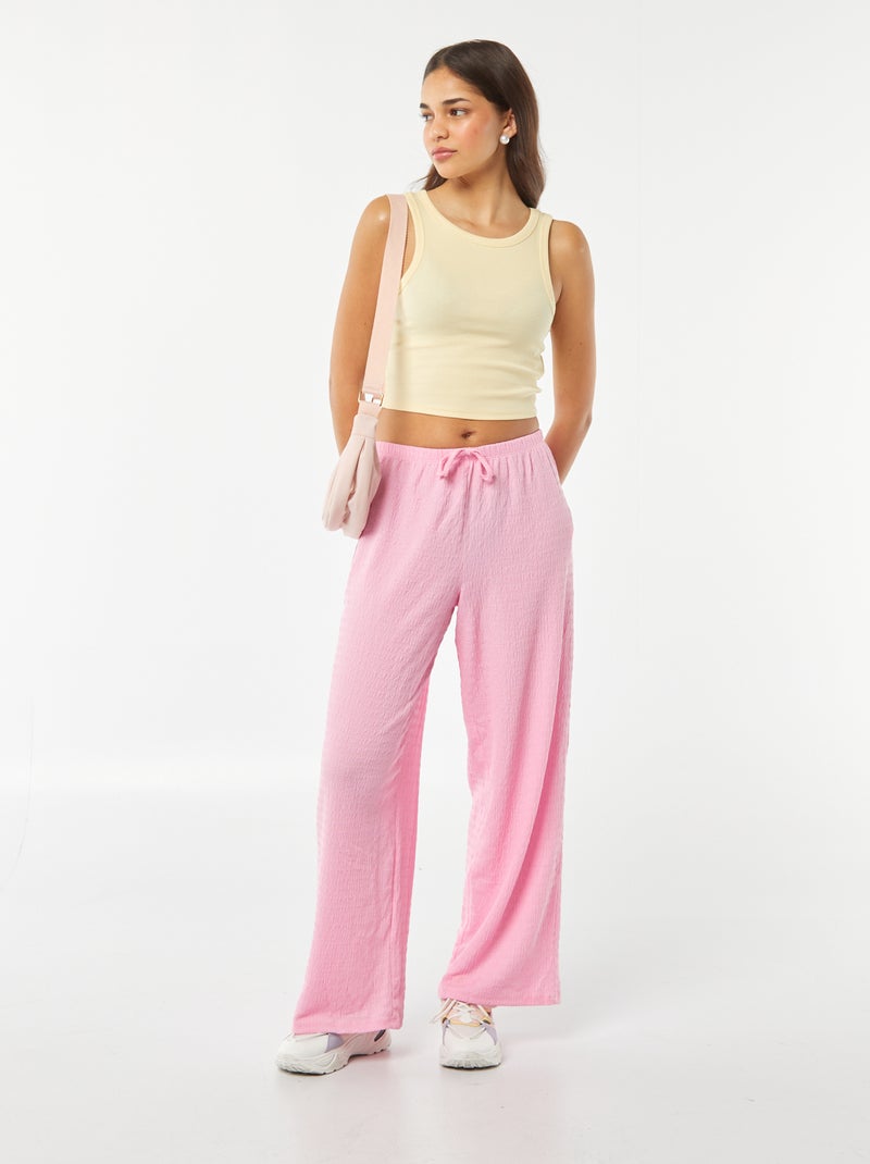 Débardeur à encolure américaine Jaune clair - Kiabi