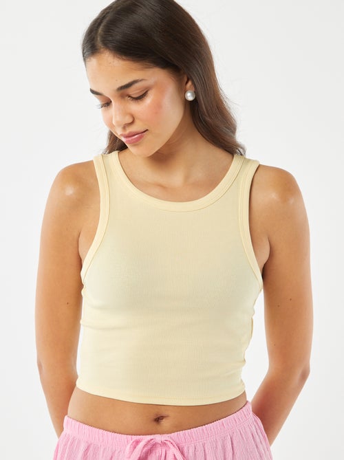 Débardeur à encolure américaine - Kiabi