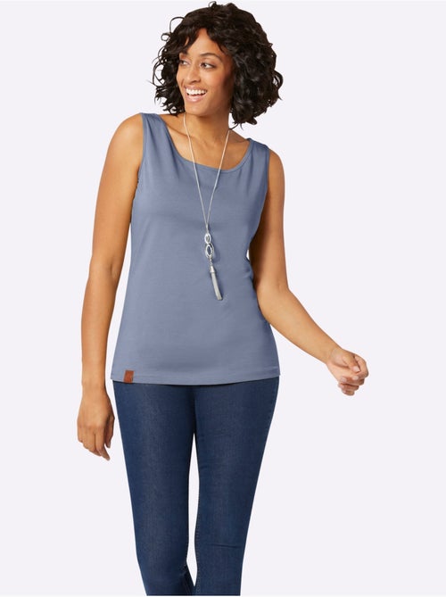 Débardeur à encolure ronde en matière douce et décontractée - Taille standard - Witt - Kiabi Débardeur à encolure ronde en matière douce et décontractée - Taille standard - Witt - Kiabi
