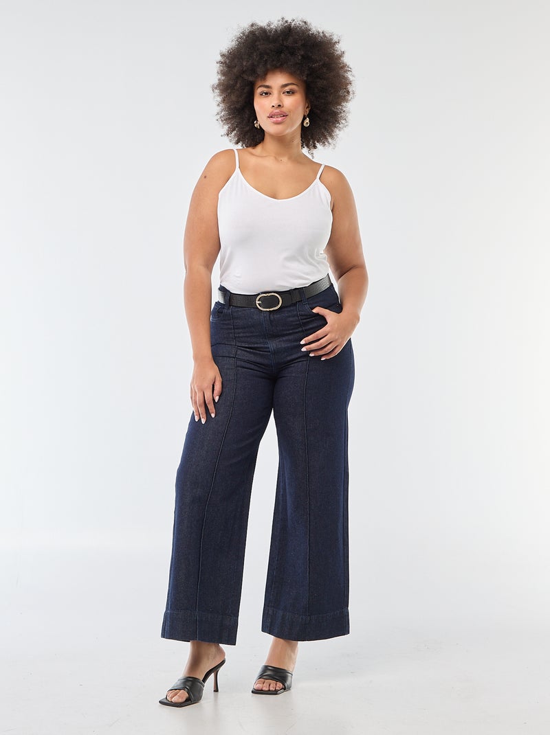 Débardeur à fines bretelles blanc - Kiabi