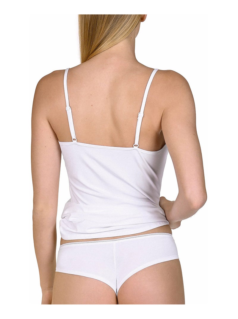 Débardeur à fines bretelles Emma Blanc - Kiabi