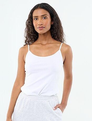 Débardeur à fines bretelles évasé