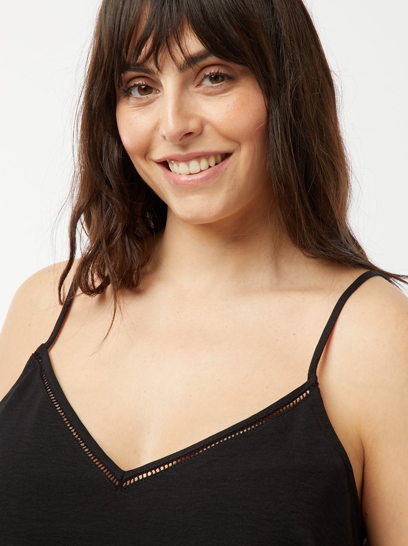 Robe D'été Longue Femme Kiabi Taille 40 - Bretelles Réglables, Imprimé Floral, 100% Coton
