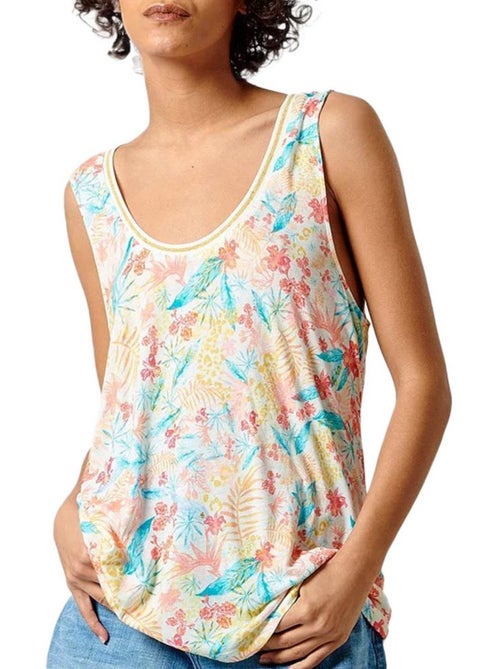 Débardeur à fleurs Femme Kaporal - Kiabi