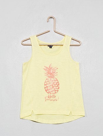 Débardeur à message