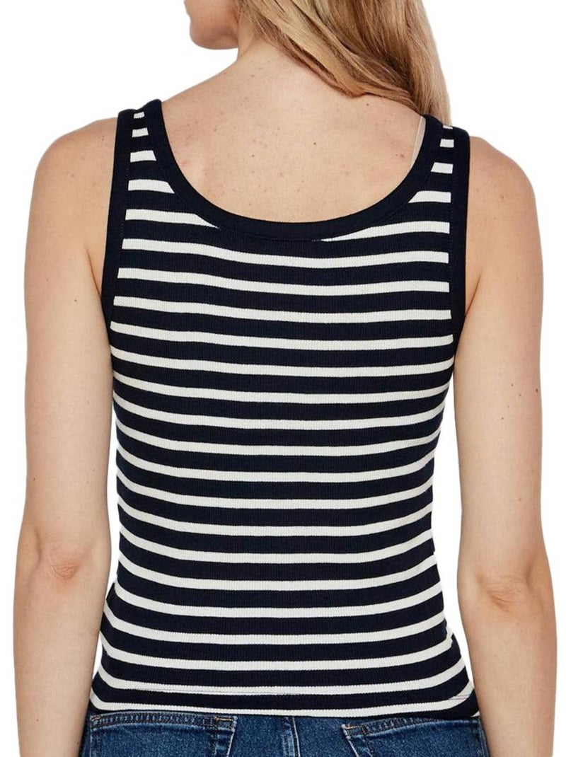 Débardeur à rayures Femme Tommy Hilfiger Blanc Bleu marine - Kiabi