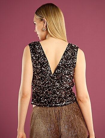 Débardeur à sequins