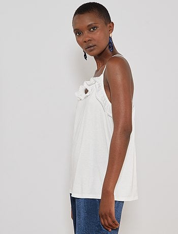 Débardeur à volants - Kiabi