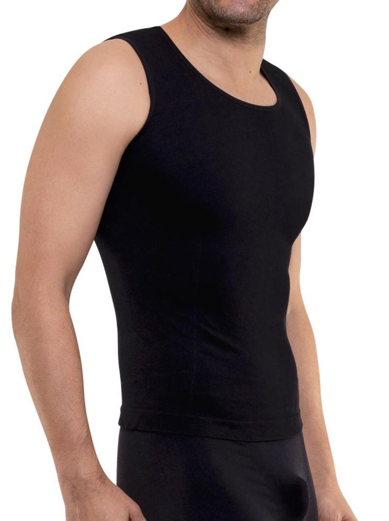Débardeur amincissant et sculptant BEAUTYTHERM Noir - Kiabi